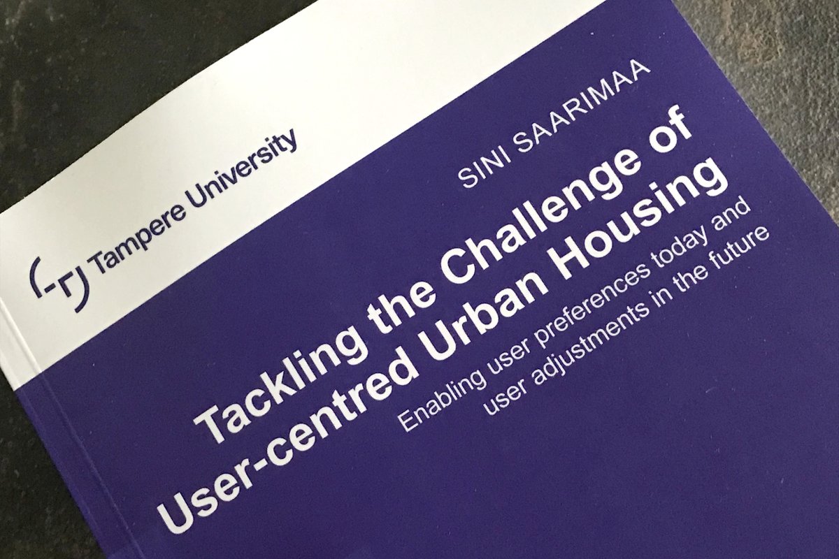 Indeed, yesterday architect Sini Saarimaa succesfully defended her bold and methodologically innovative PhD dissertation on user-centred housing. Thanks to Antti Pirinen and <a href="/sinisaarimaa/">Sini Saarimaa</a> for the memorable debate and <a href="/SofiePelsmakers/">Sofie Pelsmakers</a> for keeping it calm.