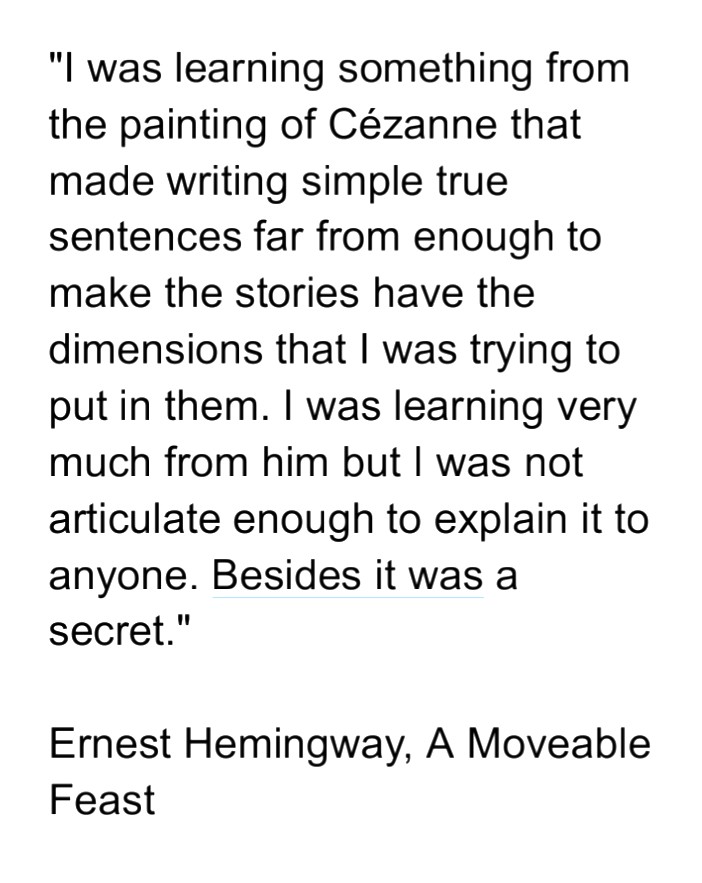 📖✨ Sharing a little Hemingway from my commonplace book today. It's amazing how a few words can inspire, comfort, and spark contemplation and reflection. 
What's a quote that has left an impression on you recently? 

#QuoteOfTheDay #CommonplaceBook #WordsOfWisdom #Inspiration
