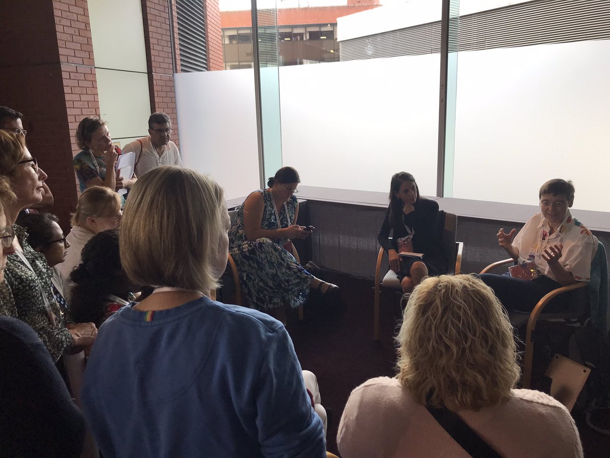 #BSACI2023 <a href="/marta_allergy/">Marta Vazquez-Ortiz, MD PhD</a> and Claudia Gore are discussing the importance of transitional care and how we can support our adolescent patients into becoming competent and confident adult patients.