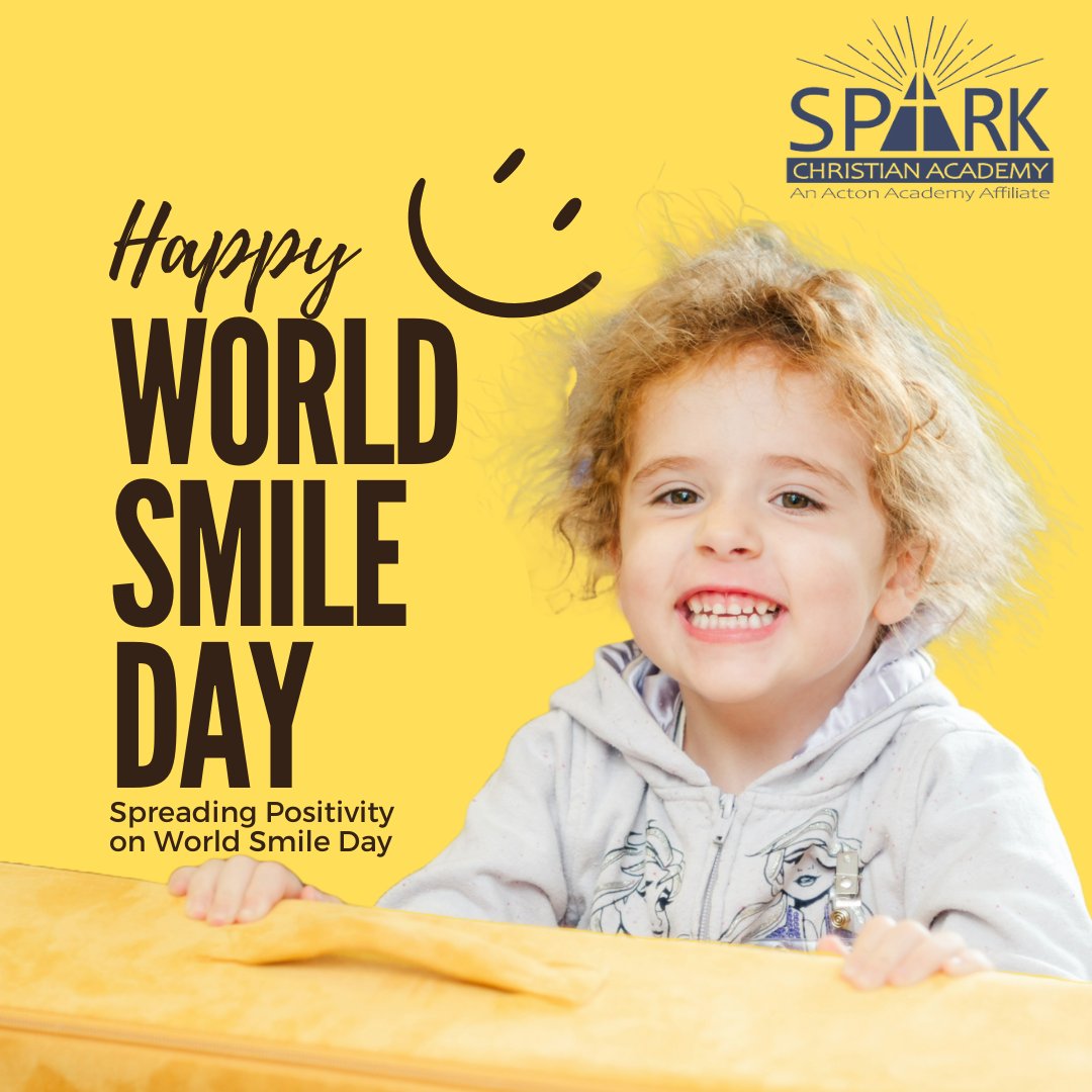 Today, we're spreading smiles like confetti because it's World Smile Day! 😊

Let's make it a mission to brighten someone's day with a simple smile. It's amazing how a little act of kindness can create ripples of positivity! ✨

#WorldSmileDay #SpreadKindness #SparkJoyfulMoments