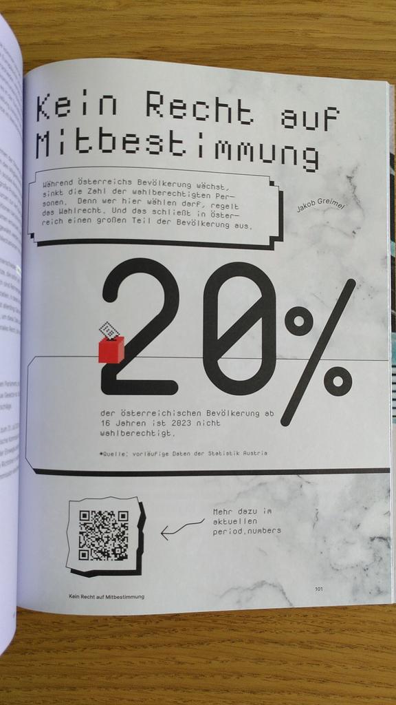 Menschen müssen lernen, was es heißt, Teil von demokratischen Prozessen zu sein. Das können sie aber nur, wenn sie auch mitbestimmen dürfen. 20% der österreichischen Bevölkerung sind davon ausgeschlossen. Mehr dazu im aktuellen <a href="/at_period/">period.at</a> Magazin.