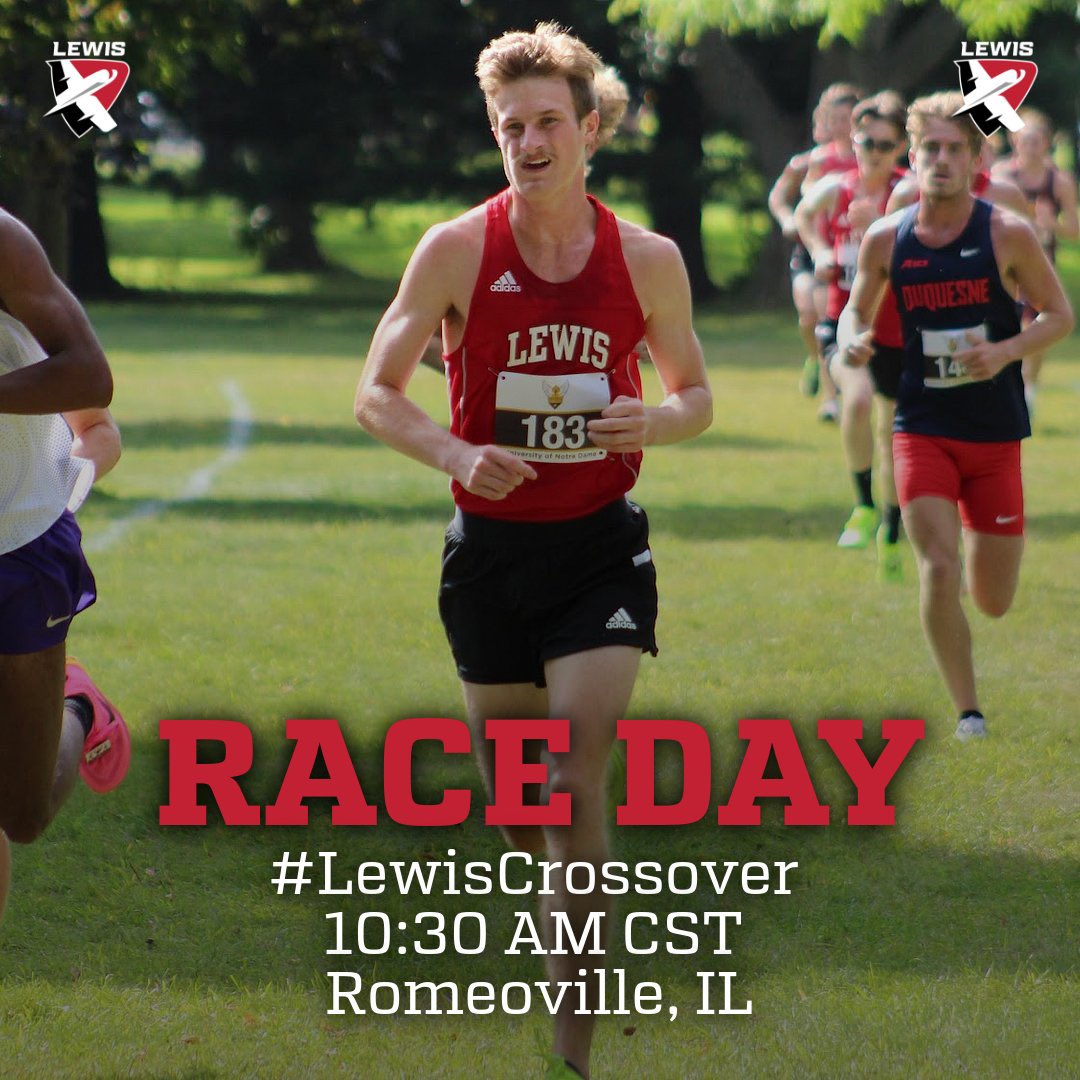 LewisMXC's tweet photo. ITS RACE DAY!!!!!! We are excited and ready for the #lewiscrossover the #22 men starting at 10:30 AM CST. See you there βοΈβοΈβοΈ #flighton #flyasone #lewisu #lewisuniversityflyers #comeflywithus #FlyAsOne #glvctrack #goflyers #lewisuniversity #ncaad2 #glvcxc #ustfccca #d2xc https://t.co/1odiOsow0y