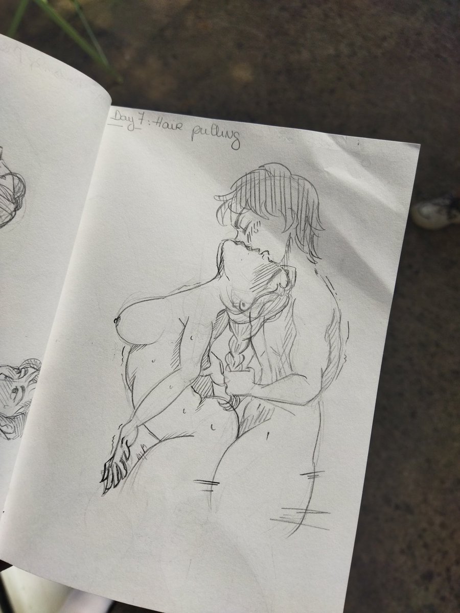 MathildeBodet1's tweet photo. Jour 7 : hair pulling 🌼 
#draw #dessin #nsfw #porn #breast #sex https://t.co/K4Y5aujsgg