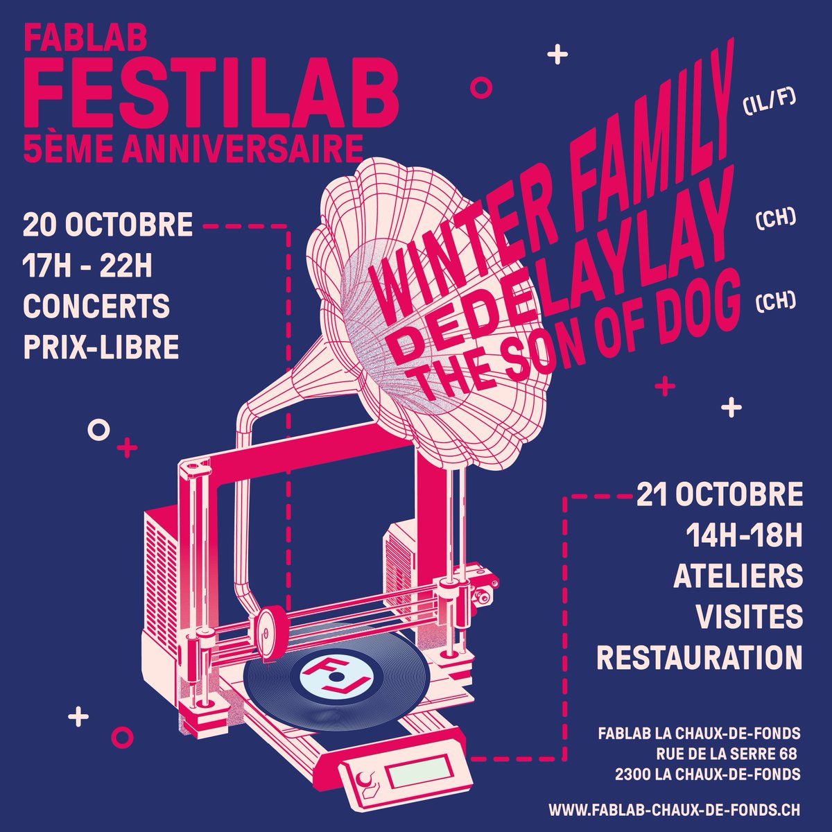 FabLab La Chaux-de-Fonds tweet media