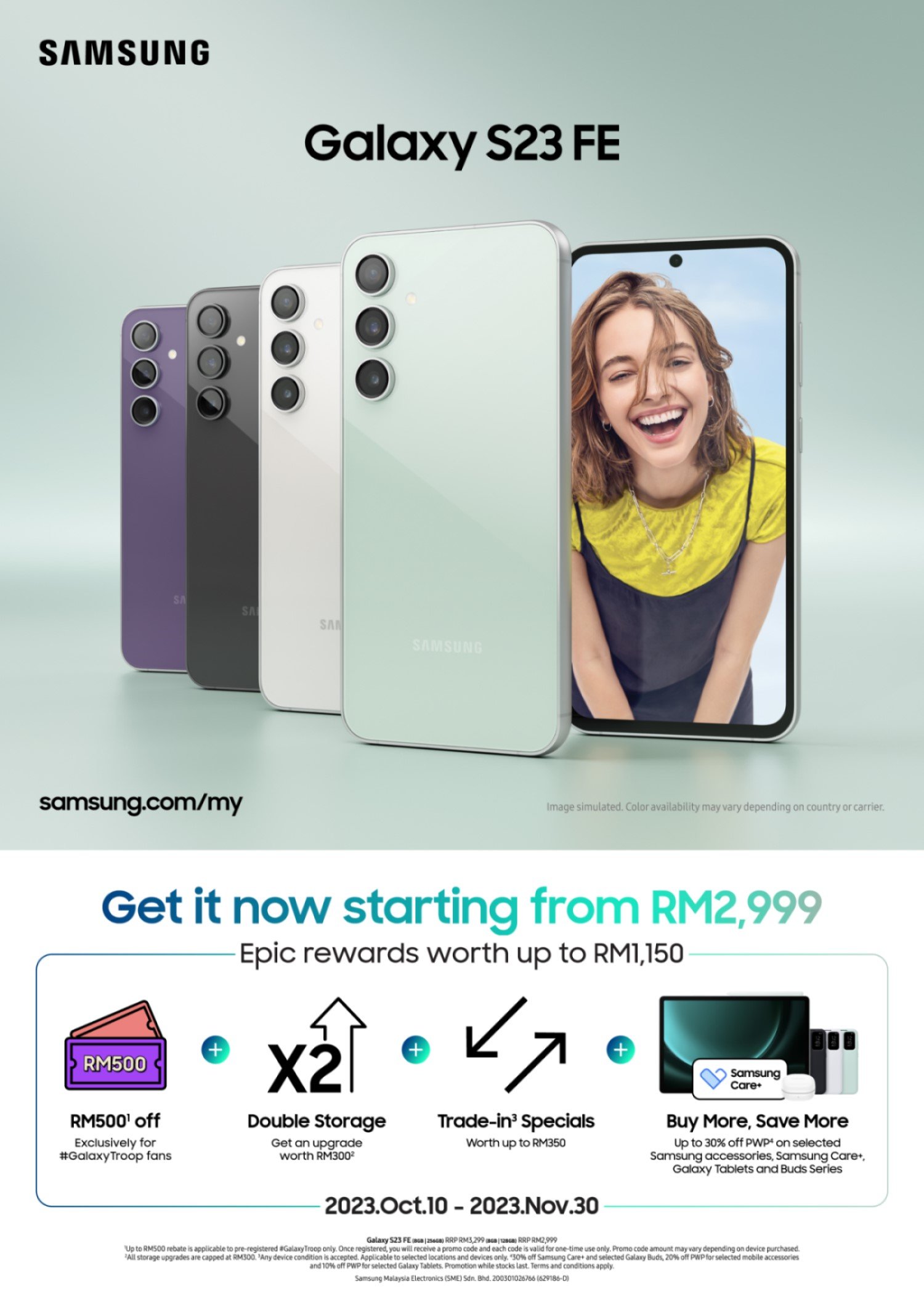 SoyaCincau on X: Besides the Galaxy S23 FE, Samsung Malaysia has