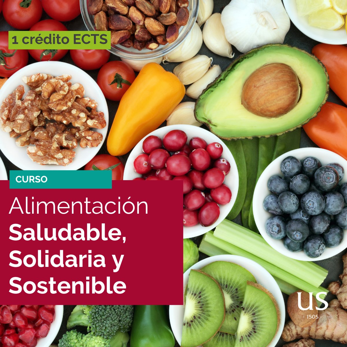 unisevilla's tweet photo. Curso de Promoción de una #Alimentación Saludable, Solidaria y Sostenible

➡ https://t.co/jlLM9YLA7E
🗓 Inscripción: hasta el 9 de octubre
1⃣ crédito ECTS https://t.co/Ak2MbUIVVO
