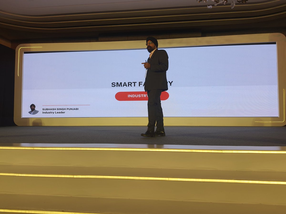 #ciocrown2023
Smart factory presentation by close friend Subhassing Punjabi at the event. Very informative session.