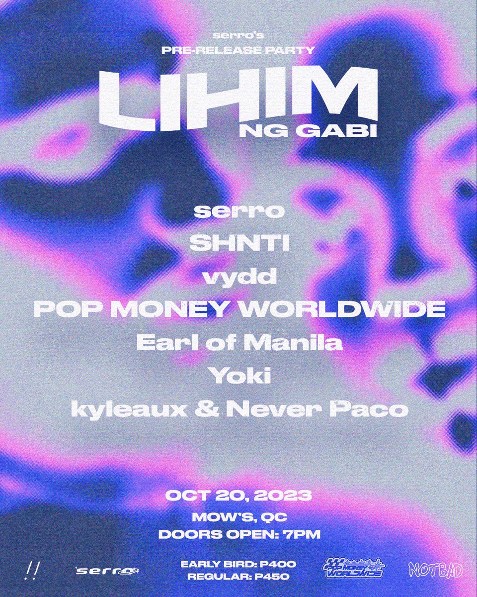 serrosound's tweet photo. ilabas na mga sikreto niyo !! 

I’ll be hosting a pre-release party for my upcoming single off the album.
see u at mow’s 🪐

October 20, 2023. 7PM

REGISTER: https://t.co/vx7yIq4kqf https://t.co/I2a1P2kBrN