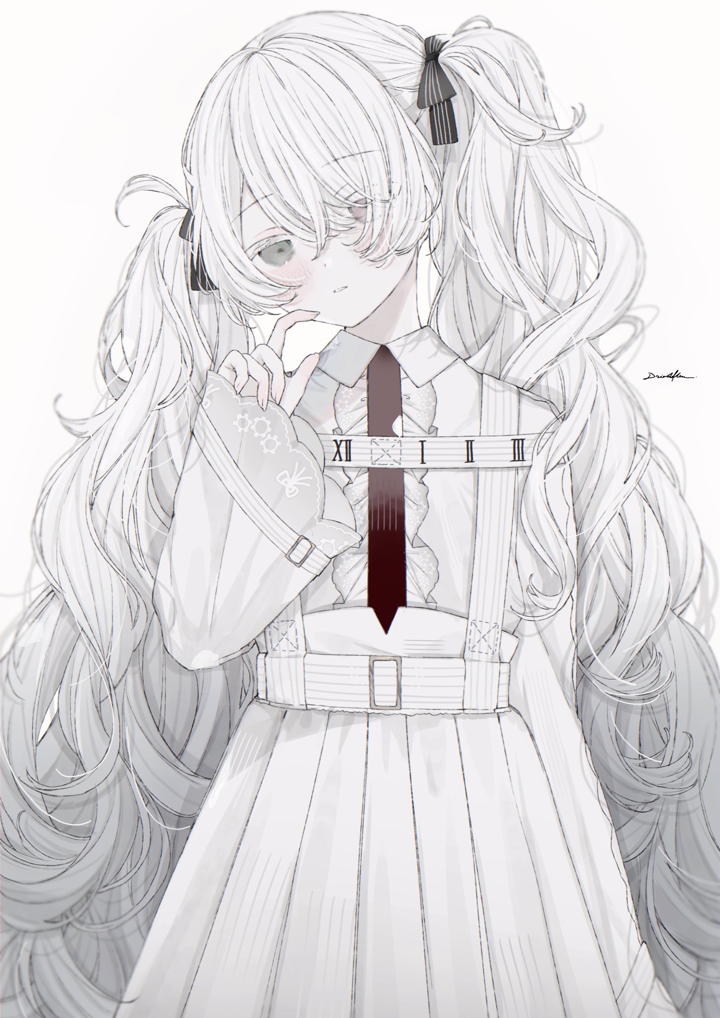 詩仙堂 SAKURA MIZUKI上下スーツ 可愛い花柄に手描き - スーツ