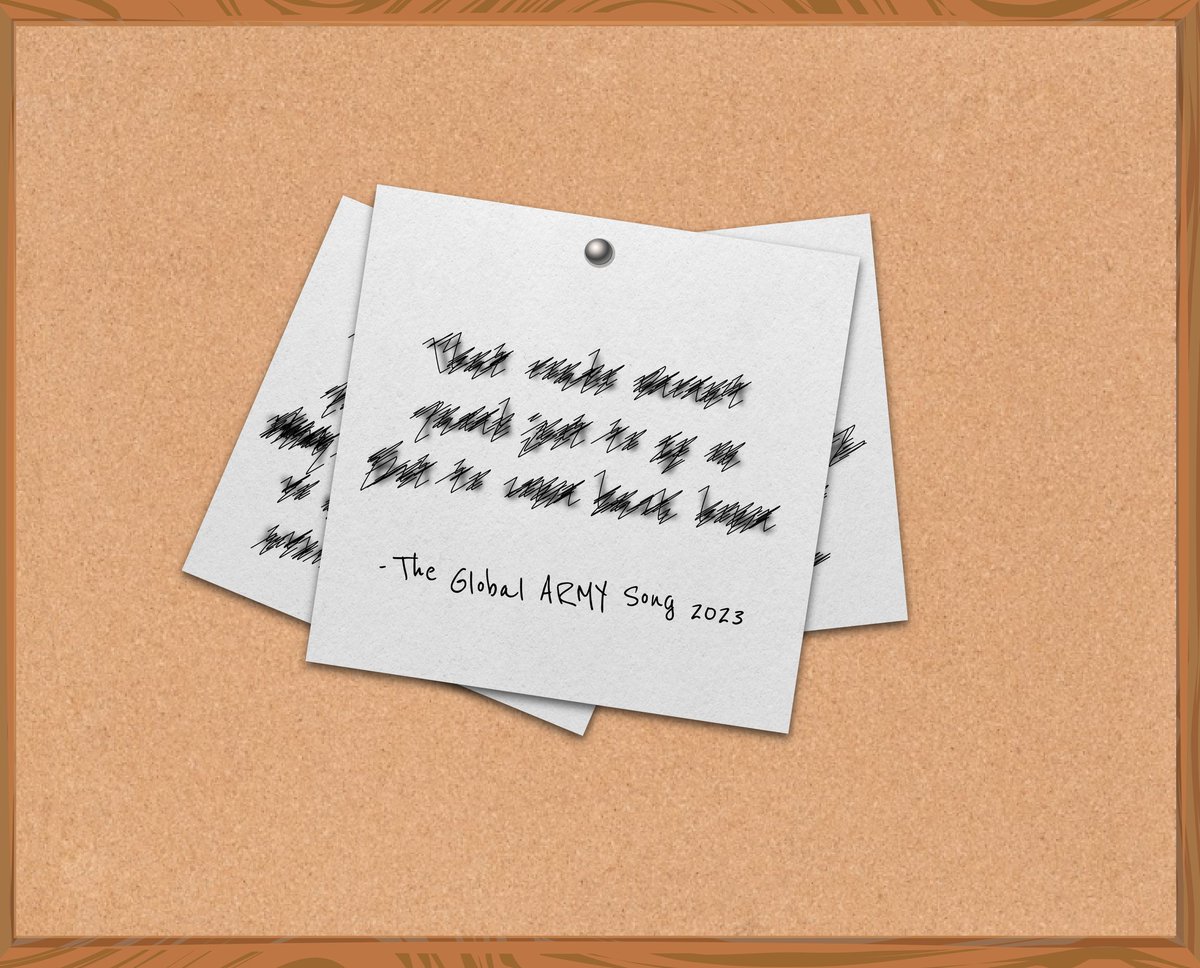 sugas_studio's tweet image. -... ..- - - --- -.-. --- -- . -... .- -.-. -.- .... --- -- .
Someone help me decode this😭
ROAD PT.2:HOME IS COMING
#Road2Home
#2023GlobalARMYSong
#SecretCode