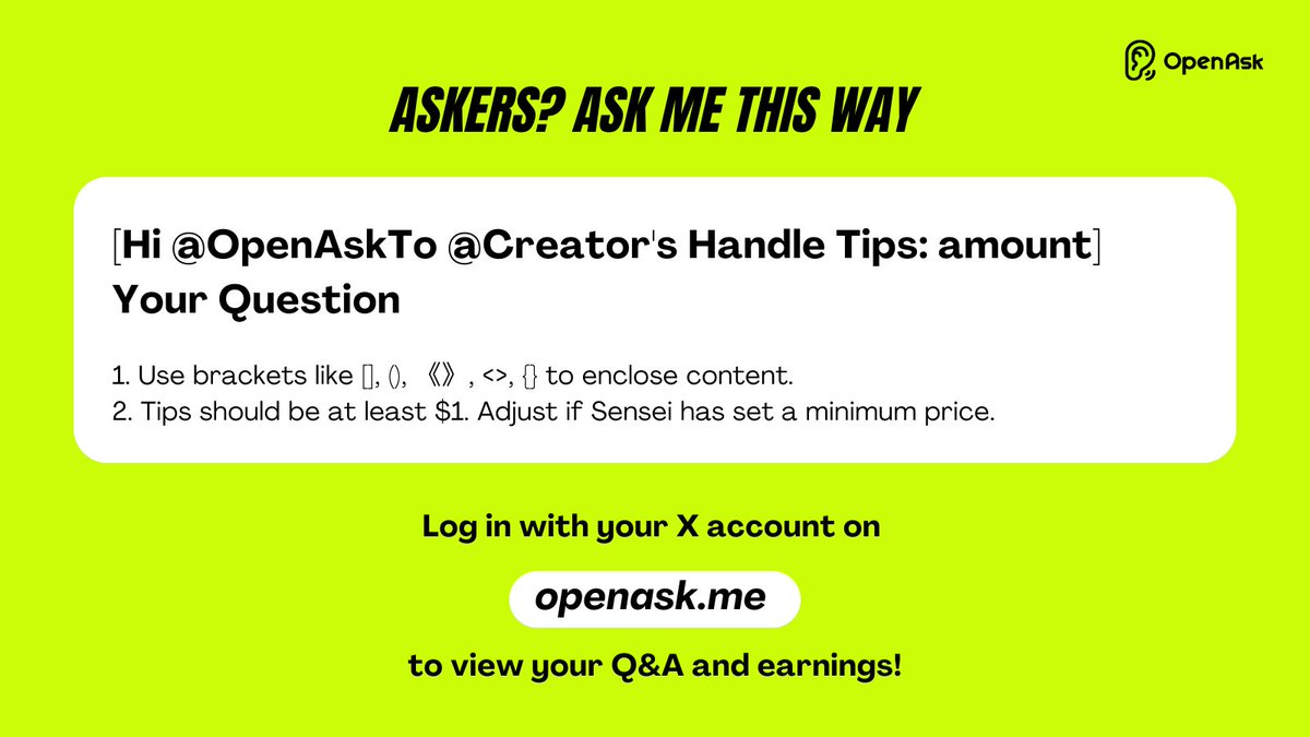 OpenAsk tweet media