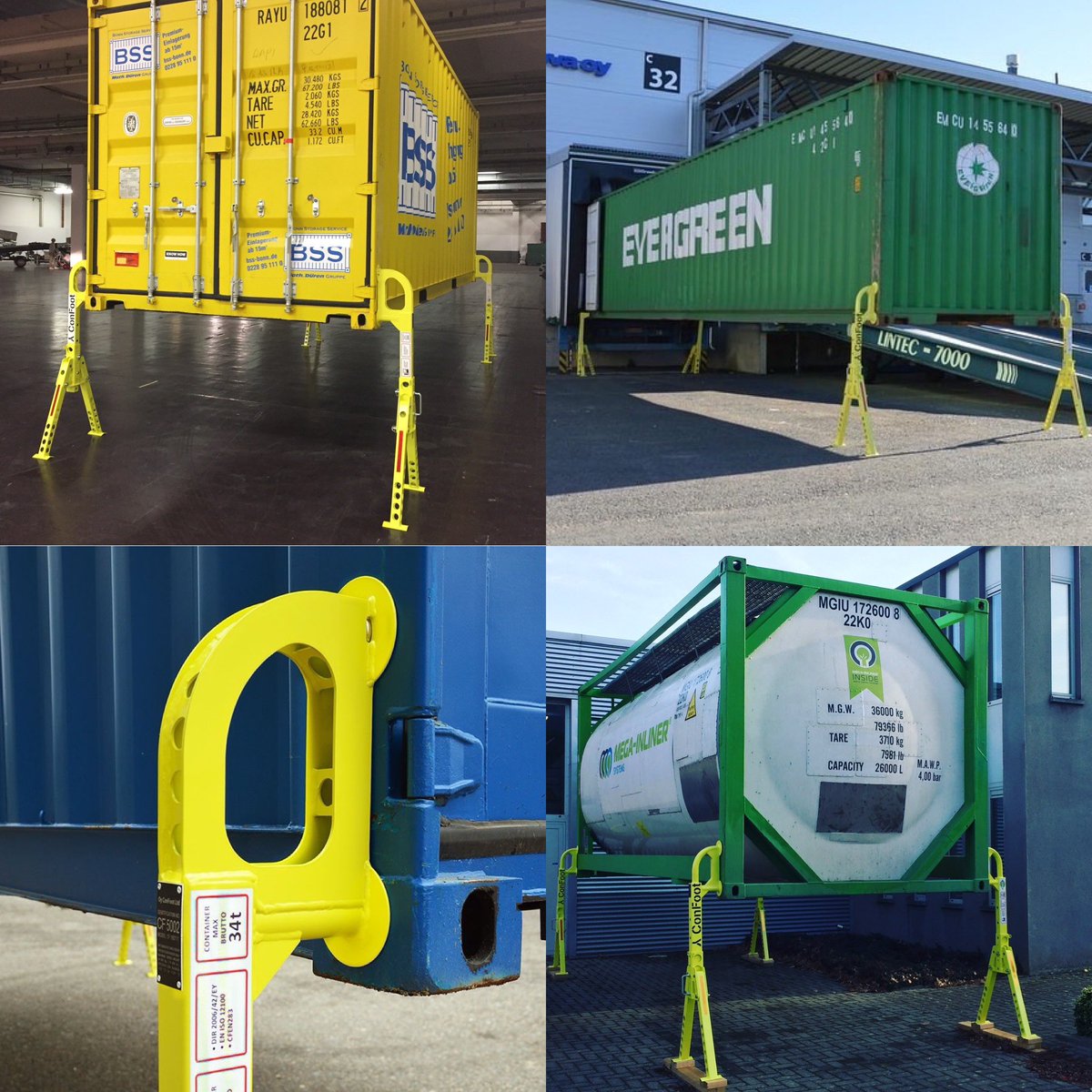 @robcostongs is visiting @IntermodalEU on Wednesday 11 October 
Let’s meet to discuss how one person can un/load containers in an easy, safe and cost effective way without expensive equipment. #confoot #containerlegs @confoot_EN @dominoclamps @LiftPointPro