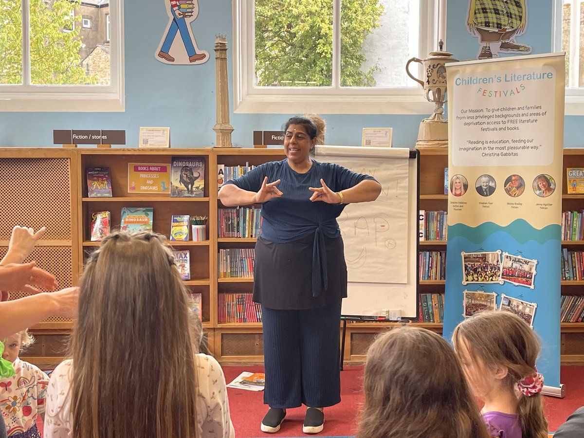 ChildrensLFests's tweet image. The fabulous Bollywood dance teacher @SalmasBAcademy has been getting energetic in @BwDLibraries. Salma will be in Blackburn library from 1.30-3.30pm. #LibrariesWeek