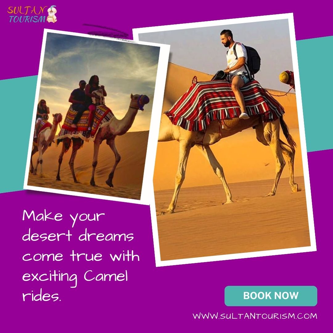 🐪🌵 Saddle Up for Desert Adventure! 🌵🐪
Explore the dunes with our thrilling Camel rides. 🐫 Book your desert dream today at sultantourism.com and make memories that last a lifetime! 🏜️✨
.
.
#SultanTourism #CamelRides #DesertSafari #CamelAdventures #DubaiDesertAdventure