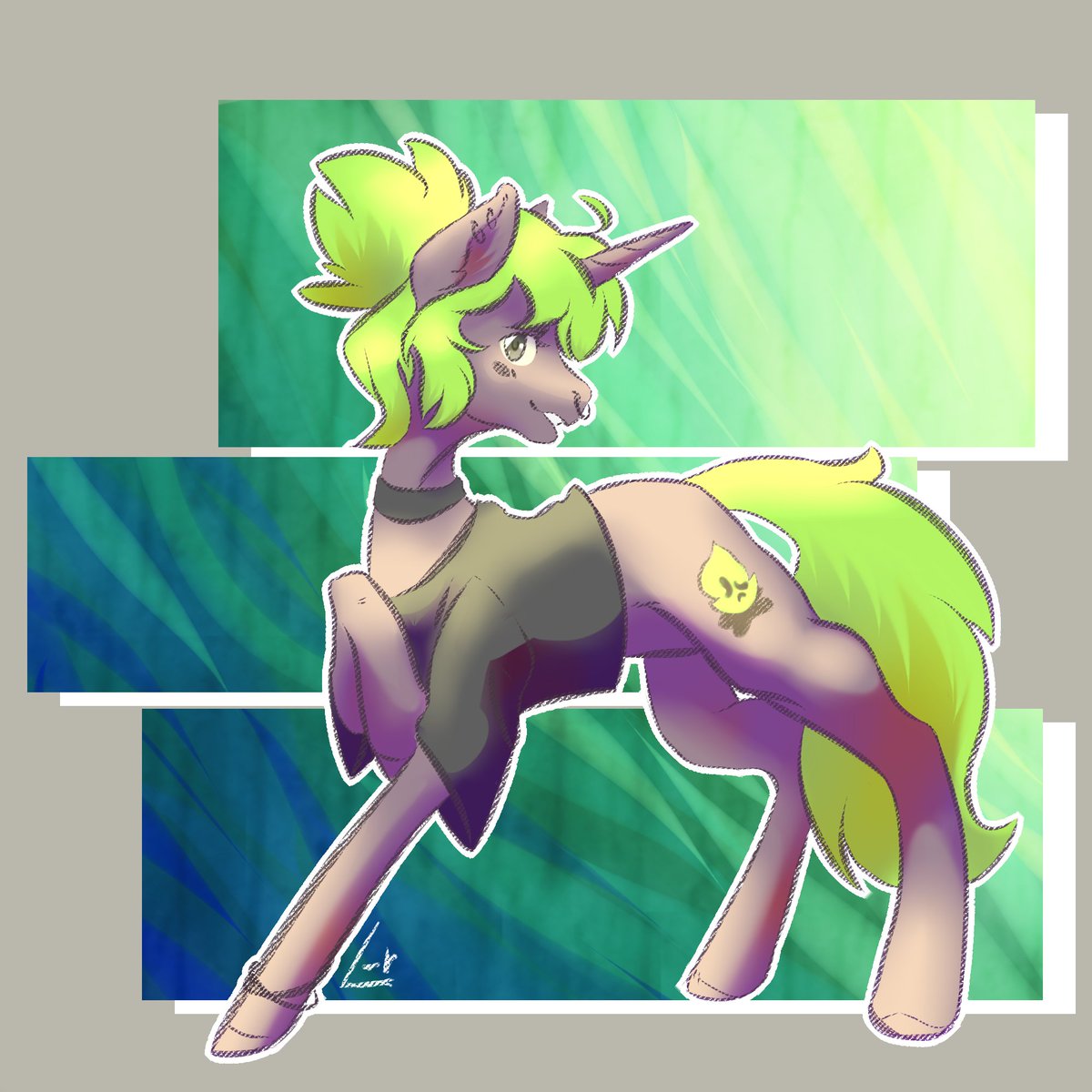 Art from my super hoof period😅🐎 I really love how it turned out The color scheme came out just greate! 🥳 #mlpart #mlpoc #Commission #furryartist #digitalart