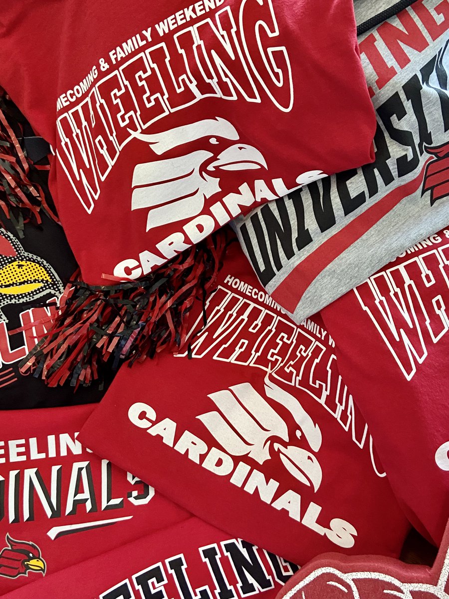 WheelingU54's tweet photo. Homecoming is here! We are so excited for a day of fun, food, friends, and FOOTBALL! We have a day packed full of excitement for you. ❤️🖤🏈👑

#WheelingHomecoming #CardinalForLife #WUHomecoming23 https://t.co/5gl06TlGGV