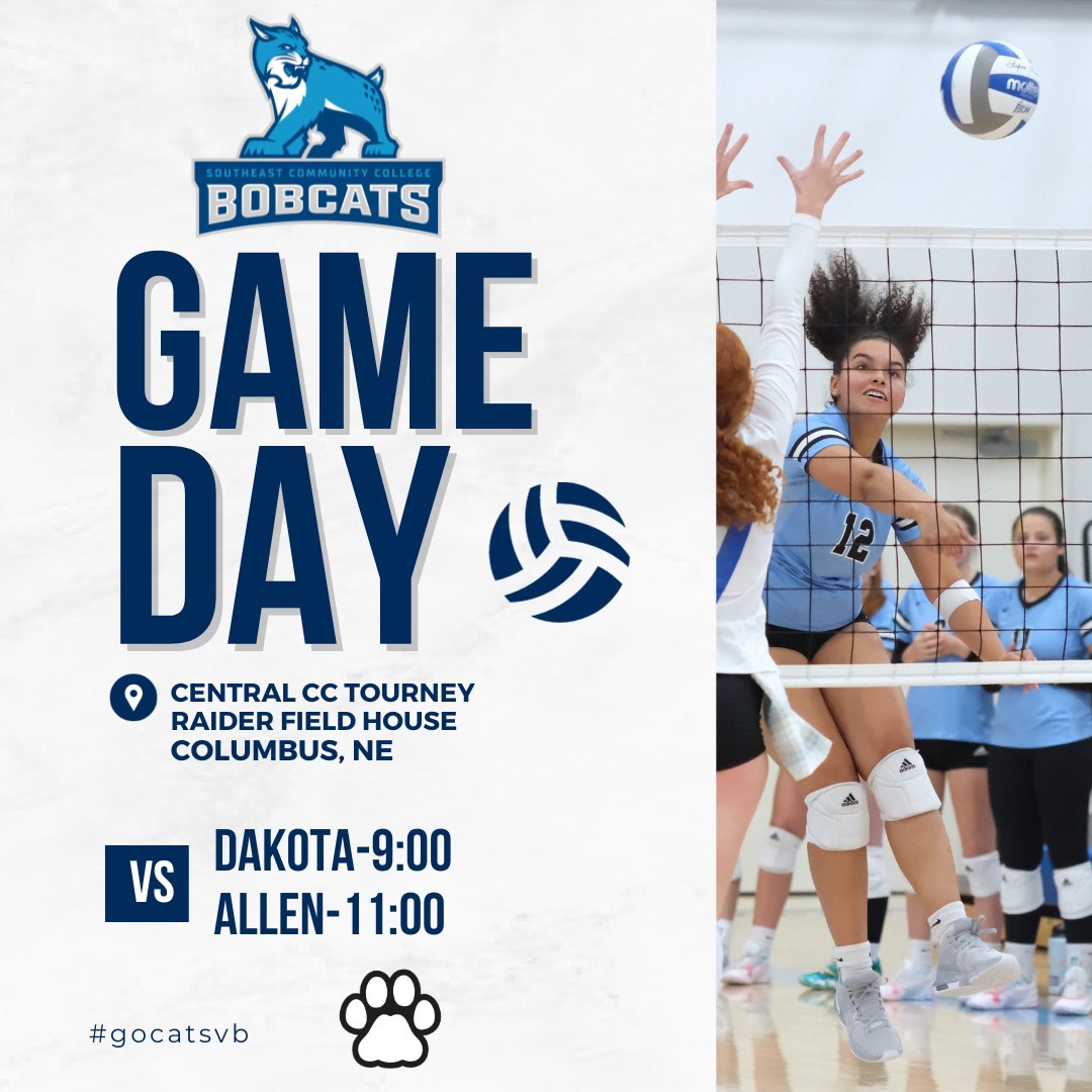 Day 2 of the Raider Tournament today.  #gocatvb🏐🐾 #GoBobcats