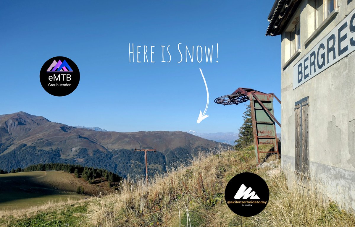 Geometricum's tweet photo. Grosse Runde in der Lenzerheide. Viele Biker sind unterwegs. Kältere Temperaturen wären jetzt dann schon angebracht. #meteo #skifahren https://t.co/0W1MKep0b5