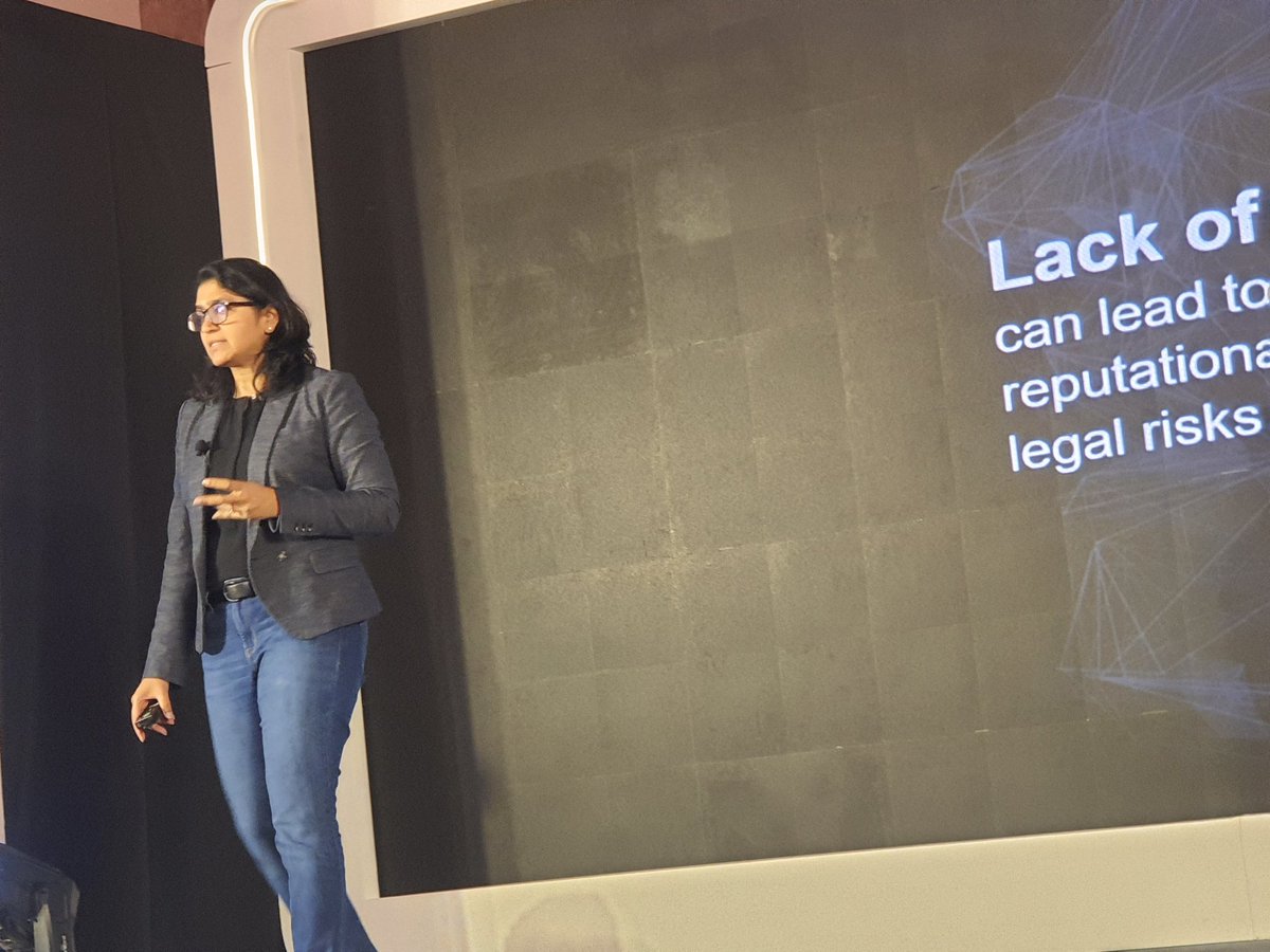 #ciocrown2023
Ethics in AI, very good session by  Rucha Nanavati - CIO Mahindra Group