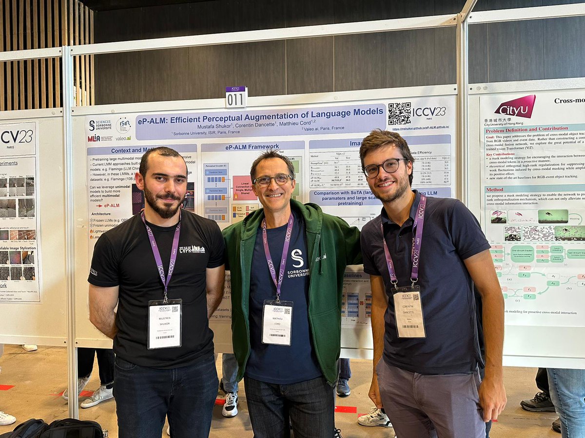 Corentin Dancette (@cdancette) on Twitter photo At #ICCV2023, presenting our work ep-ALM with <a href="/MustafaShukor1/">Mustafa Shukor</a> and <a href="/quobbe/">Matthieu Cord</a>. Check out the website at mshukor.github.io/eP-ALM.github.… At #ICCV2023, presenting our work ep-ALM with <a href="/MustafaShukor1/">Mustafa Shukor</a> and <a href="/quobbe/">Matthieu Cord</a>. Check out the website at mshukor.github.io/eP-ALM.github.…