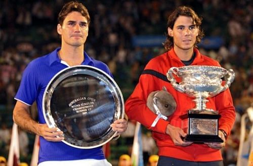 nadalprop_'s tweet photo. Djokovic couldn't stop prime Federer.

Federer couldn't stop prime Djokovic.

Then there's Nadal... https://t.co/f9hFR6PZGe