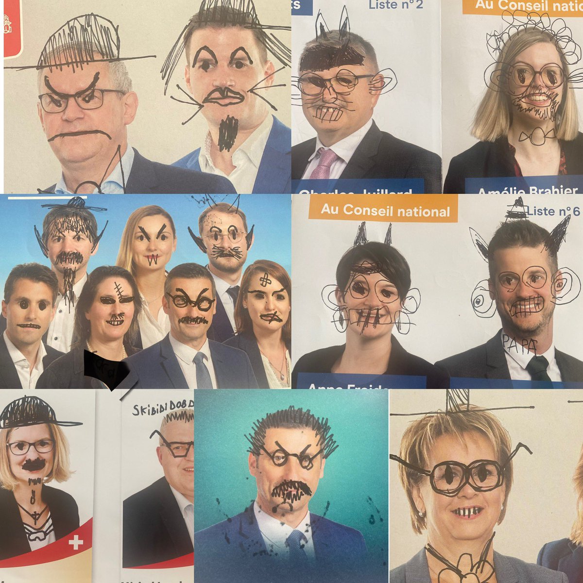 Ça me semble important de sensibiliser les enfants aux enjeux et à l’importance de la politique. Et bien… Pas sûr d’avoir été bien compris mais c’est un début 😜