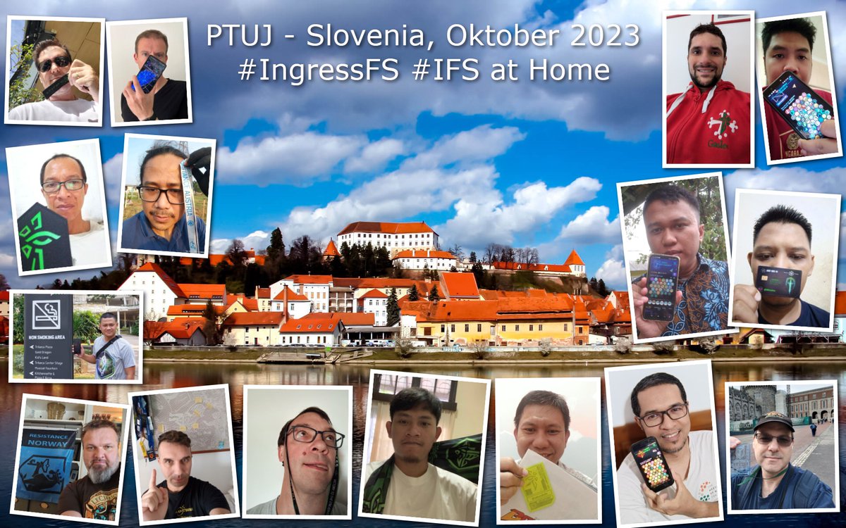 IfsSlovenia's tweet photo. Ingress First Saturday At Home, Ptuj, Oktober 2023. #Ingress #IngressFS #IFSAtHome #IngressFirstSaturday #IFS #FirstSaturday #Slovenia #Ptuj https://t.co/btmIbubhH4