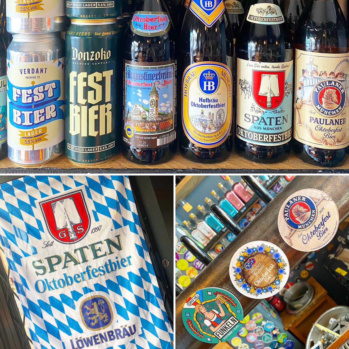 #Oktoberfest beers are ready and waiting, bring your drinking boots Palace! 🍺🍺 PROST! #CraftAndCourage THE PLACE FOR #CraftBeer AND #CraftGin #CrystalPalace #WestowHill #beers #ShopLocal #Oktoberfest2023