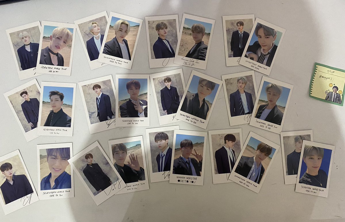 mingyues2's tweet photo. wts lfb
seventeen ode to you polaroid set 
- 180 per member, 2 pcs
- 1500 take all
- onhand
- will push thru once 6 mem are taken

prio set taker
wt lf pc tingi pola a b scoups cheol jeonghan joshua junhui jun wonwoo wonu hoshi woozi the8 the 8 mingyu dk vernon seungkwan dino https://t.co/RCu17jBrkz