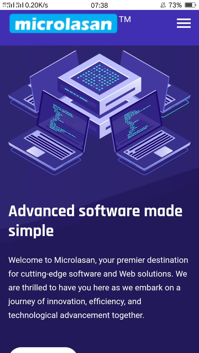 therealsamuelmk's tweet photo. @microlasantech the new feel and touch of our website https://t.co/yR499vcaSa