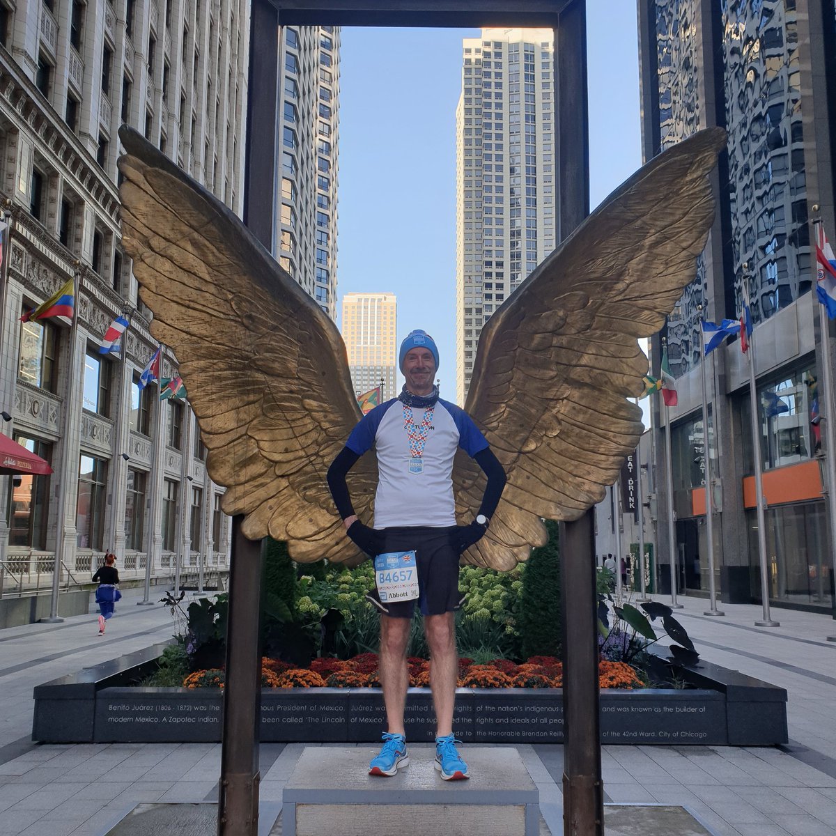 Mark_Wardell's tweet image. Chicago shakeout run done, all set for #ChicagoMarathon tomorrow 😎 #ukrunchat #runr