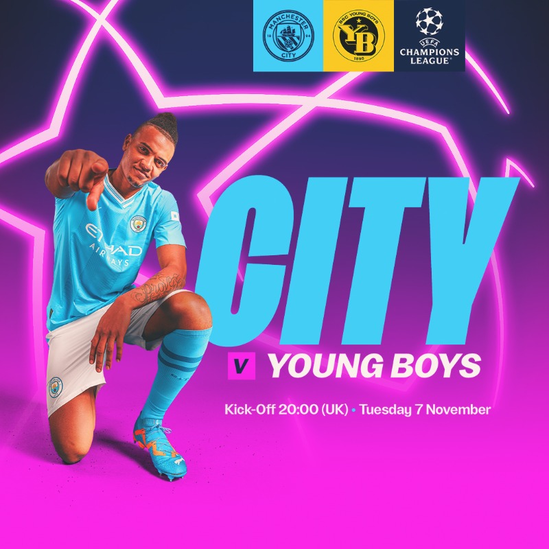 Man City vs Young Boys: Citizens look to seal Champions League