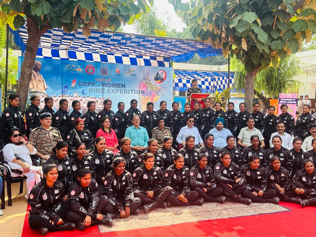 Mission Shakti SANKALP-HEW JAMMU (@mskjammu) on Twitter photo Sincere Gratitude to <a href="/crpfindia/">🇮🇳CRPF🇮🇳</a>
#yashaswani_Women_Bike_Expedition #BBBP #nari_sashaktikaran
<a href="/mskjammu/">Mission Shakti DHEW JAMMU</a>
<a href="/Divcomjammu/">Divisional Commissioner Jammu</a> <a href="/dmjammuofficial/">District Magistrate, Jammu</a> @justcsachin <a href="/mamtarajput87/">MAMTA RAJPUT,JKAS</a> <a href="/m_shagun/">M Shagun</a> Sincere Gratitude to <a href="/crpfindia/">🇮🇳CRPF🇮🇳</a>
#yashaswani_Women_Bike_Expedition #BBBP #nari_sashaktikaran
<a href="/mskjammu/">Mission Shakti DHEW JAMMU</a>
<a href="/Divcomjammu/">Divisional Commissioner Jammu</a> <a href="/dmjammuofficial/">District Magistrate, Jammu</a> @justcsachin <a href="/mamtarajput87/">MAMTA RAJPUT,JKAS</a> <a href="/m_shagun/">M Shagun</a>