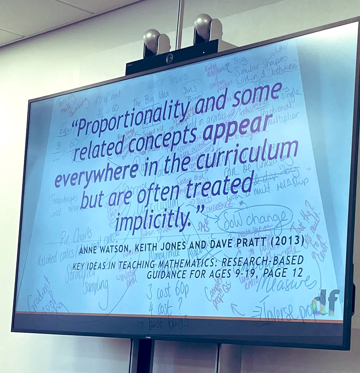 Great quote, and something I’m guilty of I admit. #MathsConf33