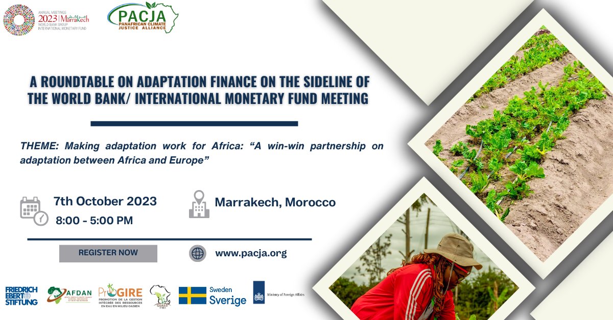 Futurecelebrit7's tweet photo. PACJA's goal is to empower youth, women, and indigenous groups to advocate for and incorporate climate adaptation. By working together, we can shape policies that address local needs and adaptation priorities.
#Adaptation4Africa #FinanceAdaptation #COP28 #Resilience https://t.co/J069vDQCCB