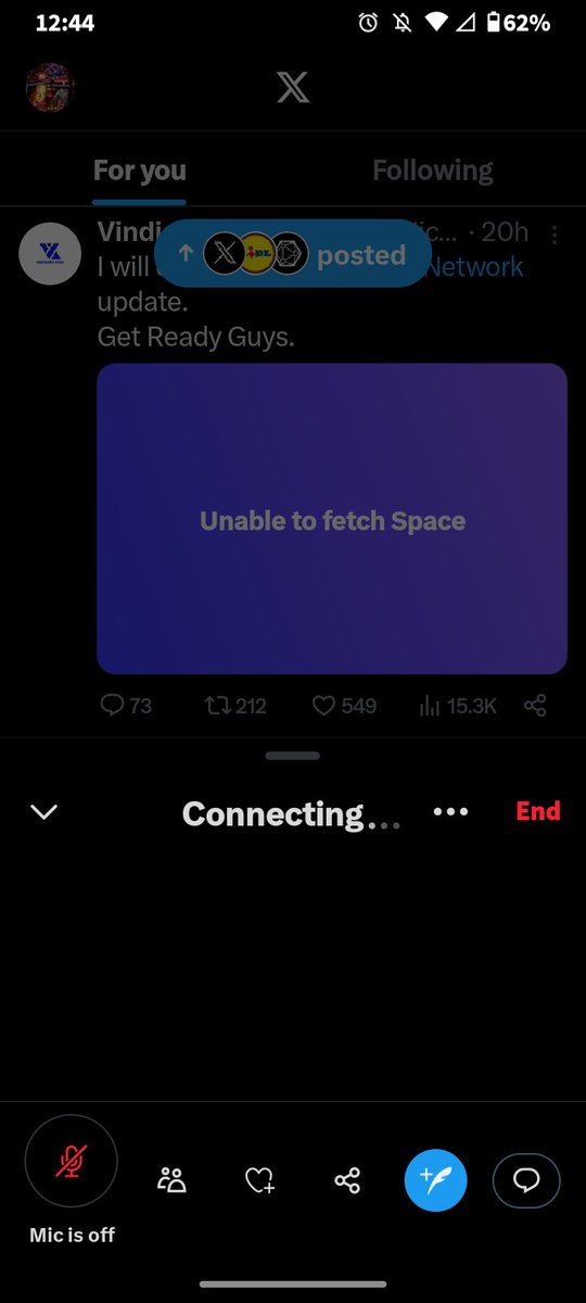 CodeRedzYard's tweet photo. Anyone know why I can't connect to spaces? I Need A Little Bit Of Help https://t.co/i1FkIAdpNU