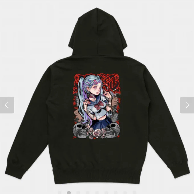 新しいデザインのTシャツパーカー販売開始していただきました!! 