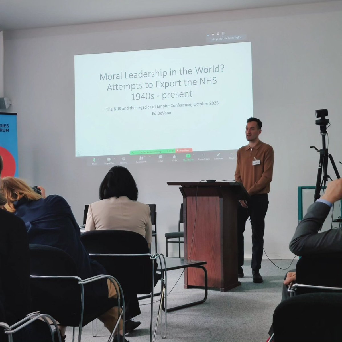 Excellent few days in Berlin celebrating my 30th birthday and watching <a href="/EdwardDeVane/">Ed DeVane</a> present as part of 'The NHS and the legacies of empire' symposium