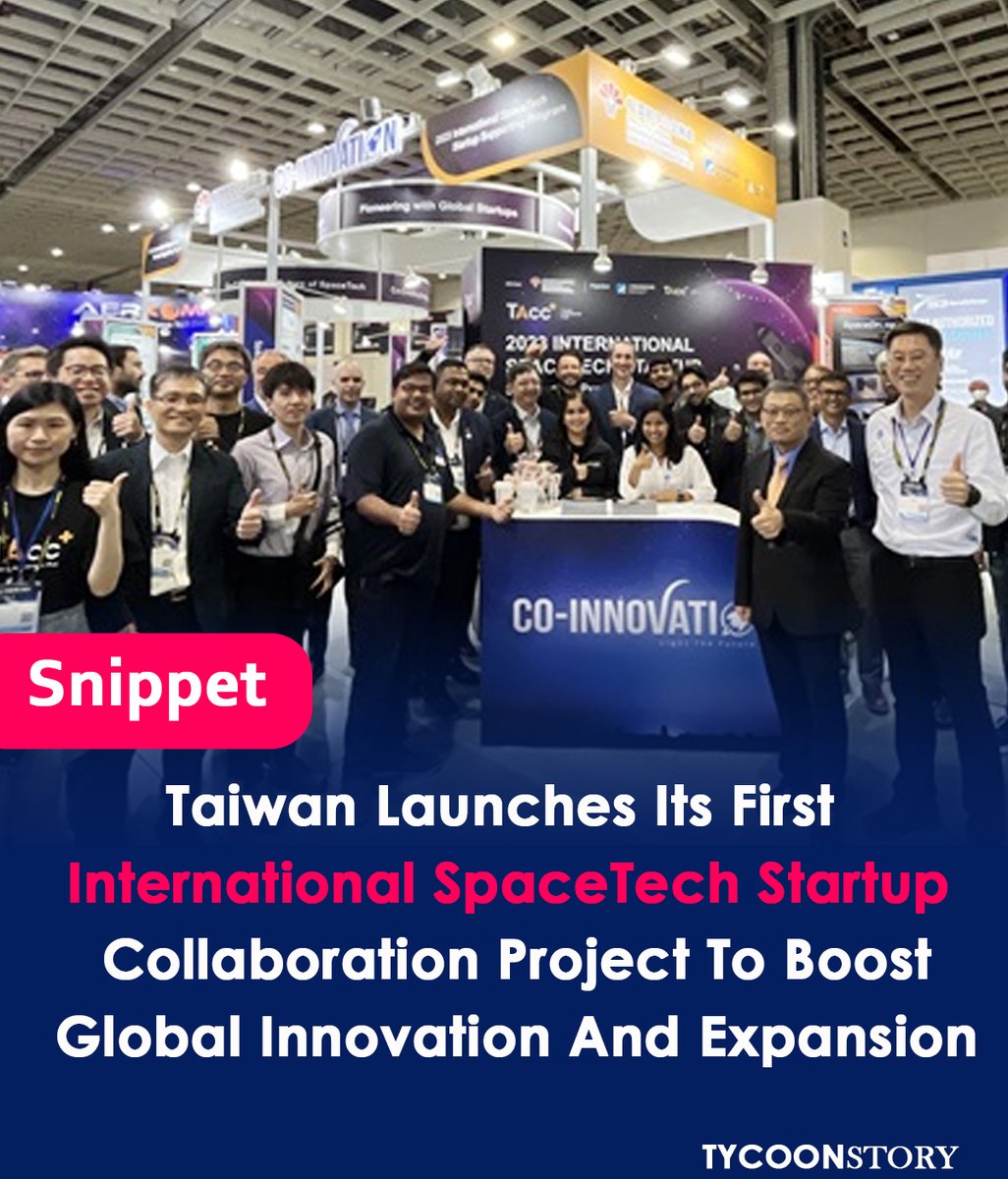 TycoonStoryCo's tweet photo. Taiwan launches its first global startup partnership project in the field of space technology.
#TaiwanSpaceTech #SpaceTechCollaboration #TaiwanIndiaSpaceTech #IndiaTaiwanSpaceTech #SpaceTechStartup #SpaceTechInnovation
#SpaceTechEcosystem #SpaceTechFuture #TaiwanStartups https://t.co/S5pMRFNmoC