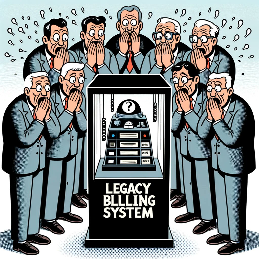 Legacy Billing System. How does it work? Nobody Knows!
#telecom #telco #isp