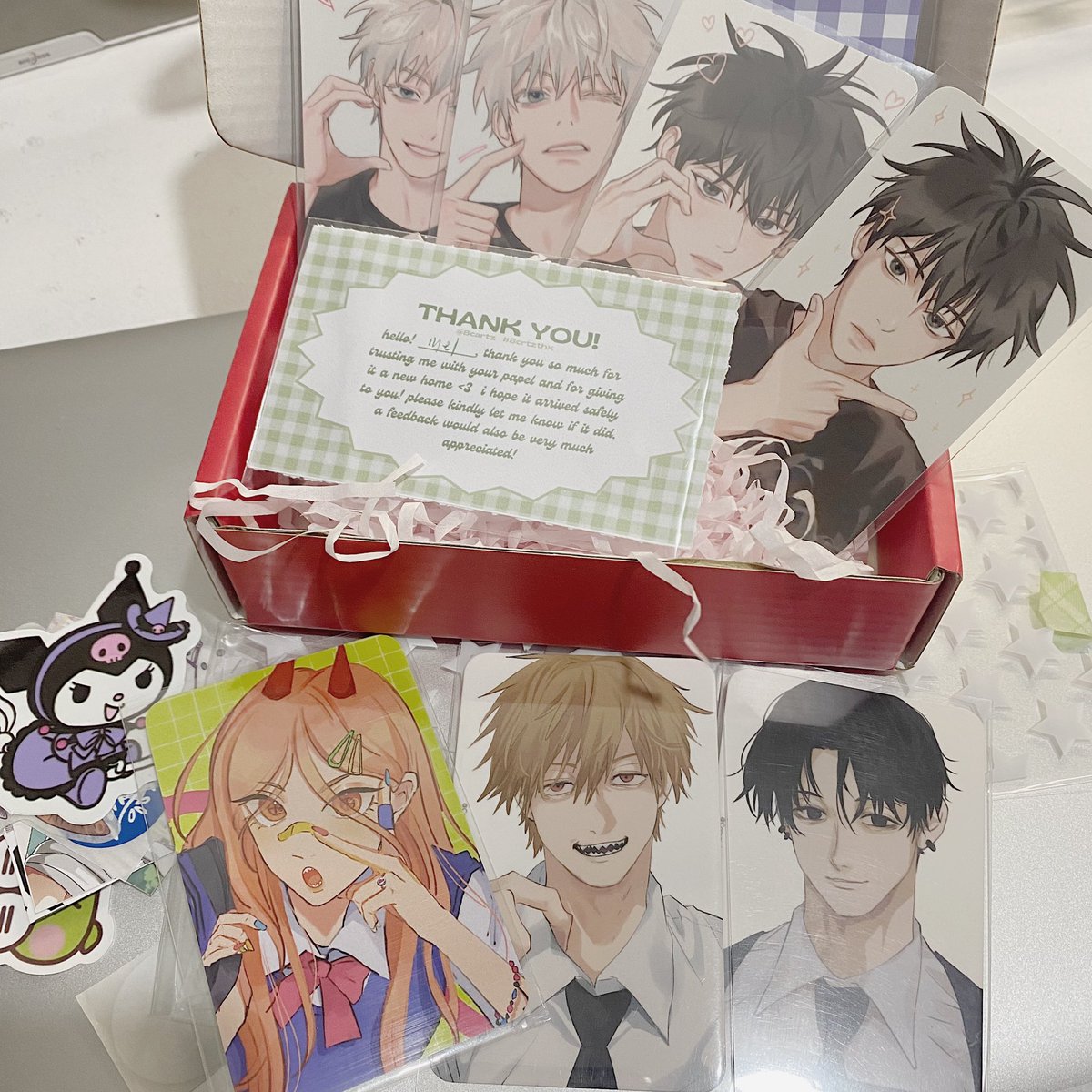 inumakicartz's tweet photo. ⠀⠀⠀⠀⠀⠀⠀⠀
⠀⠀ . . . 💌 ⠀#323mails !

★﹒hello, the pocas arrived safely 🩶
thank you so much for the freebies as well! until our next transaction 🫶🏻

#8crtzthx — @8cartz https://t.co/QHIEHT4iSZ
