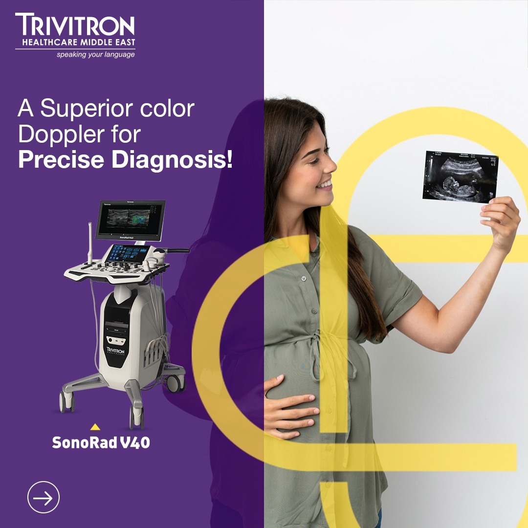 TrivitronME's tweet photo. Trivitron SonoRad V40, a high-end Color Doppler, with an advanced comprehensive Imaging platform, provides holistic features that leads to Superior quality imaging with Precise Diagnosis.

To know more: https://t.co/2urHmRMNDT or call us at +97142399910.

#ColorDoppler https://t.co/cEYdduEpj0