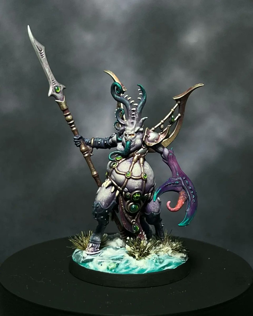 BattleMalletHQ's tweet photo. A massive thanks to Games Workshop for sending us a free review copy of the new Warhammer Underworlds Deathgorge box. @Alcpwnd found the Thricefold Discord excessively fun to paint!

#AdWIP
#warhammerunderworlds
#WarhammerCommunity
#underworlds
#deathgorge https://t.co/JU6fCZrufp