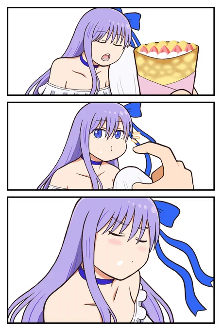 スターの休日のケアもマスターの務め
「…取って///」
#FGO #メルトリリス 