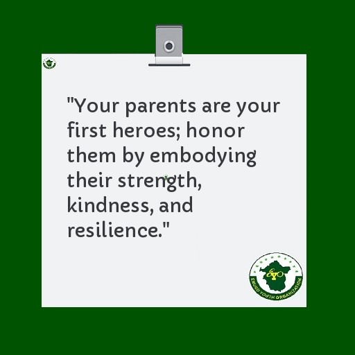 YouthEnugu's tweet photo. Your parents are your first heroes; honor them by embodying their strength, kindness, and resilience #youthenugu #enugu #Youth 

Northern Nigeria Tinubu Israel Arise TV https://t.co/rqJ4x509tS