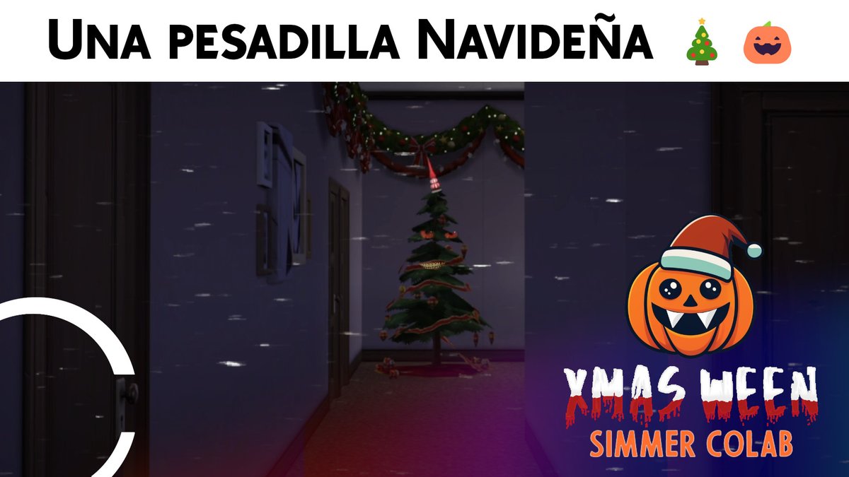 Ozono96's tweet image. Buena simmers!!!
Hoy da comienzo la Colaboración de Halloween de este año #XmasWEEN Donde en el trascurso de los días mas de 30 simmers super talentosos van a mezclar la magia de la navidad con el terror que envuelve Halloween 🎃🎄

youtu.be/M-2LFg58_Us