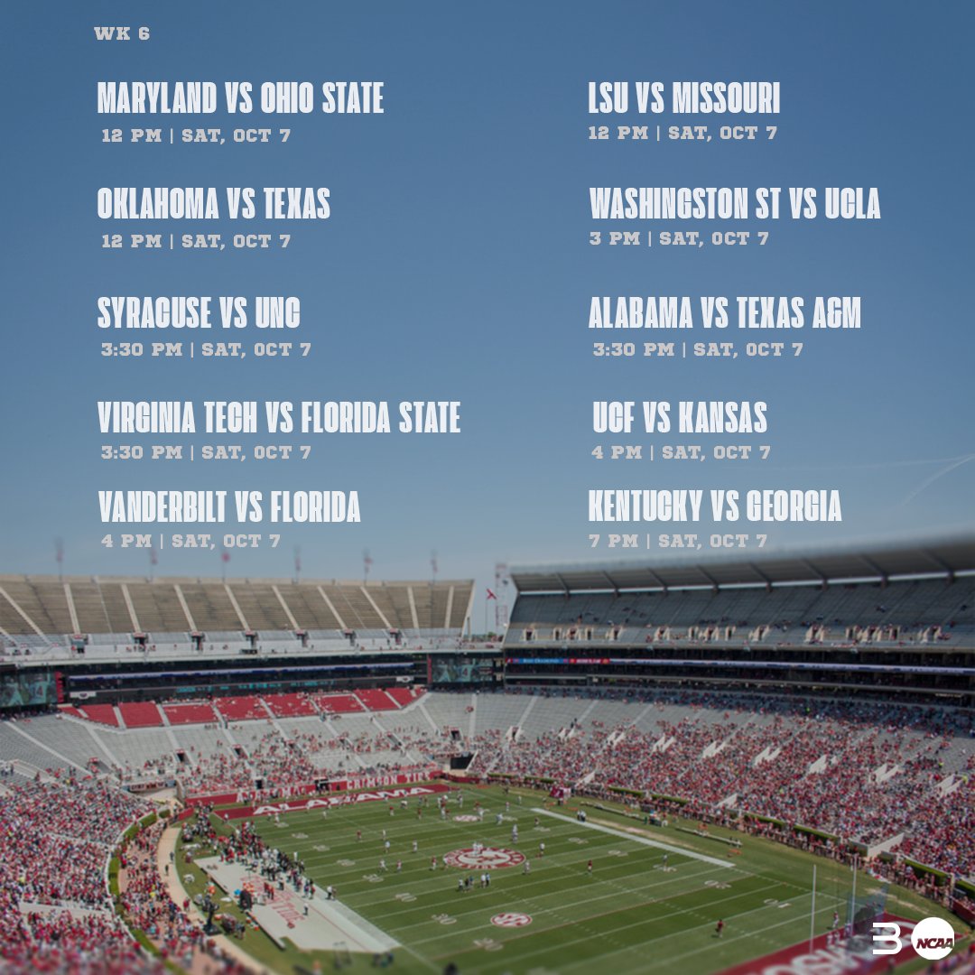 bndlessventures's tweet photo. Who are you cheering for this weekend? 

#collegegameday #football #sportsmarketing https://t.co/jc7wKXgccP