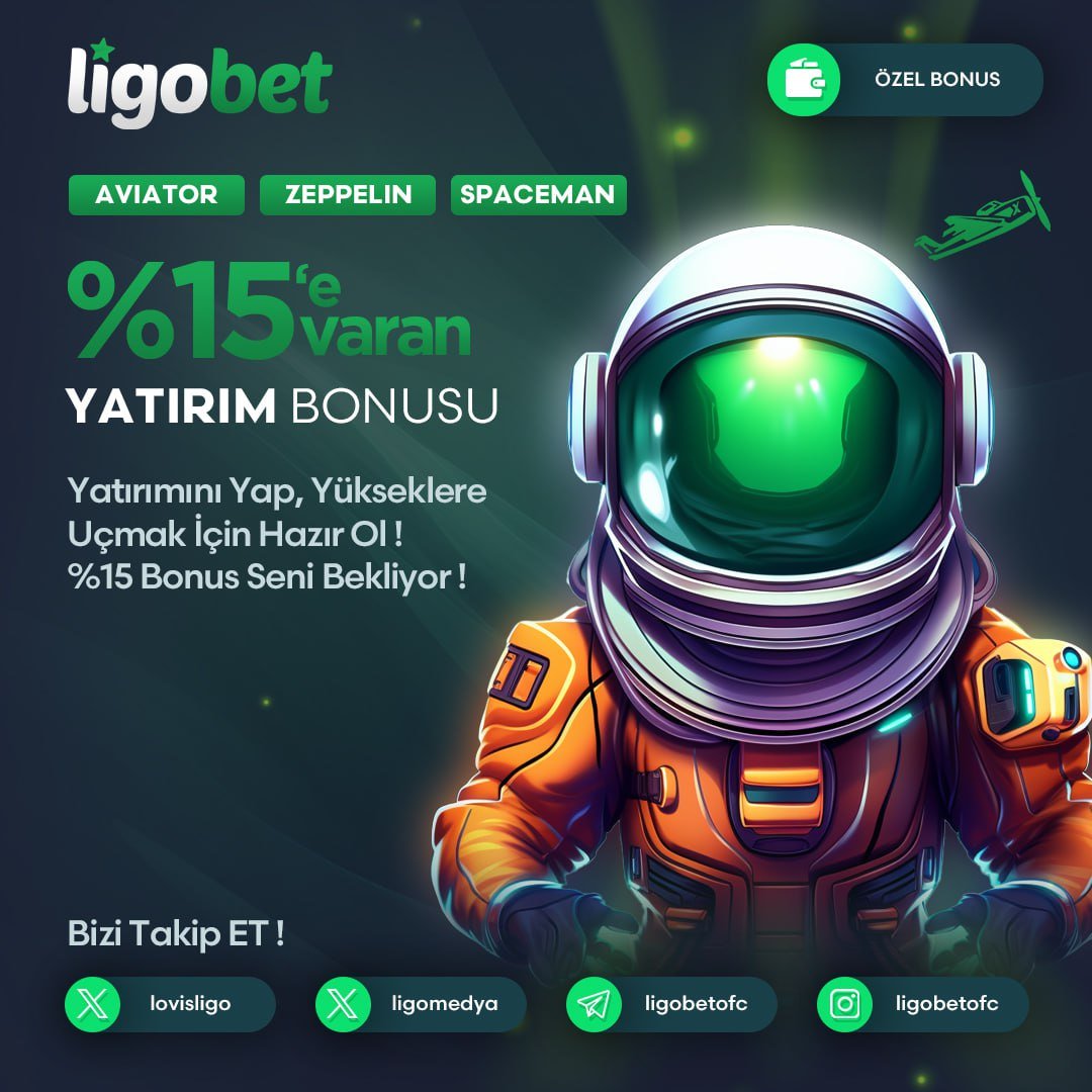 ligomedya's tweet photo. 🆒 LİGOBET'TE UÇUŞLAR BAŞLIYOR!

🚀 Aviator, Spaceman ve Zeppelin ile uçmak isteyenlere;
✈ %15 Yatırım Bonusu imkanı #LİGOBET'TE!

🐢 LİGOBETTE UÇUŞLAR HİÇBİR ZAMAN BİTMEZ!

➡  GÜNCEL GİRİŞ   (https://t.co/o29pWONL8p)⬅ https://t.co/Hz1P7VCoRW