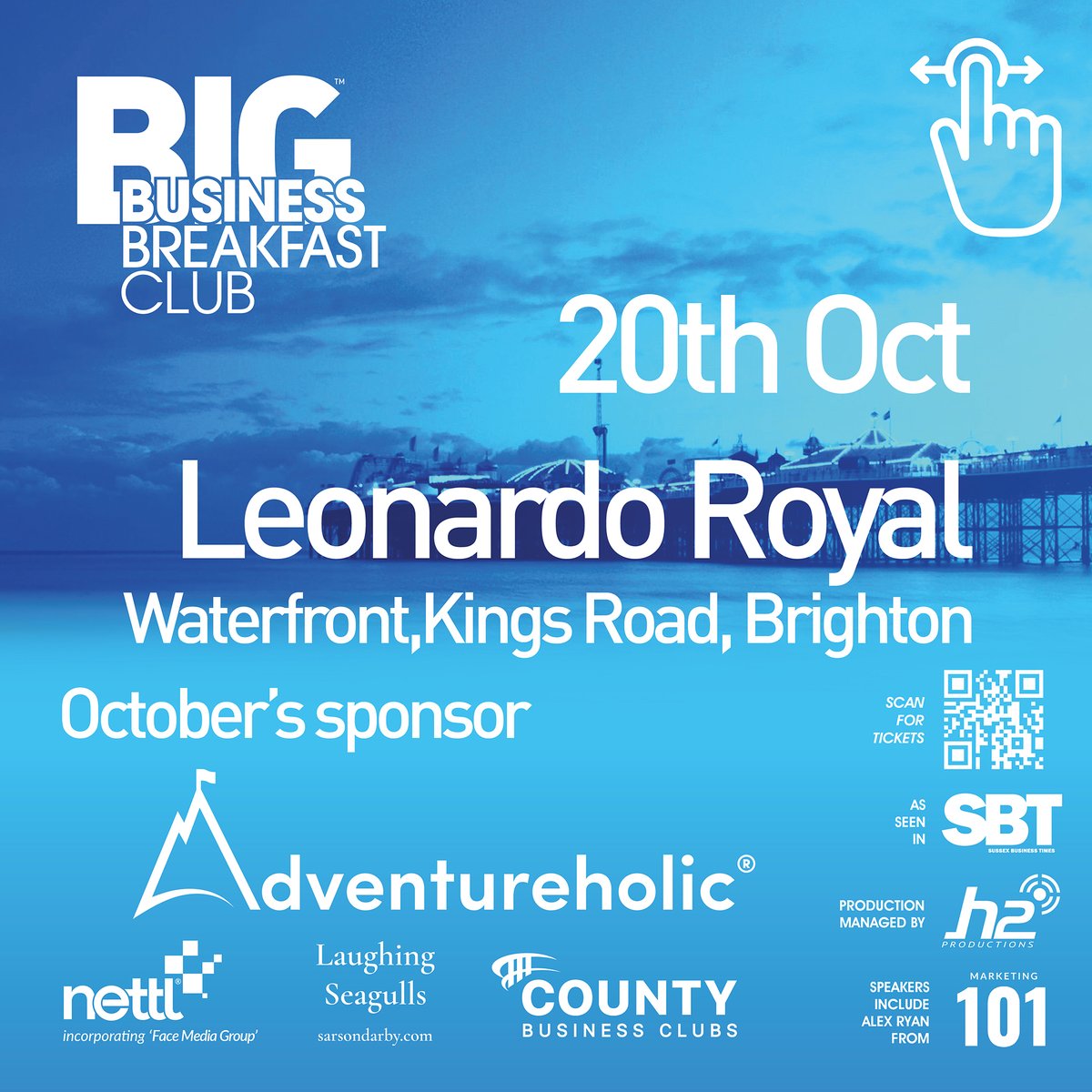 BBBCnetworking's tweet photo. Business networking should be fun. We make sure of that. #BBBC is back on 20th October at Leonardo Royal on Brighton seafront. Secure yout ticket at https://t.co/HHTaJrY4G3 https://t.co/bGQTm4hmPE