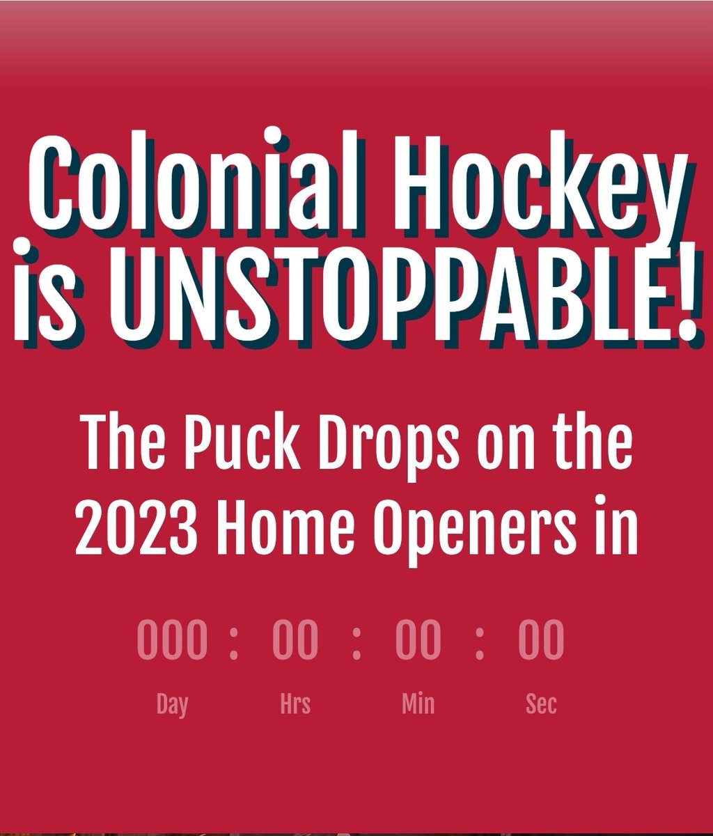 Thank You! We are all Colonial Hockey!